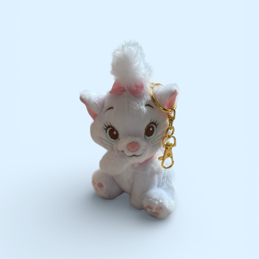 Charming Marie Plush Keychain Disney